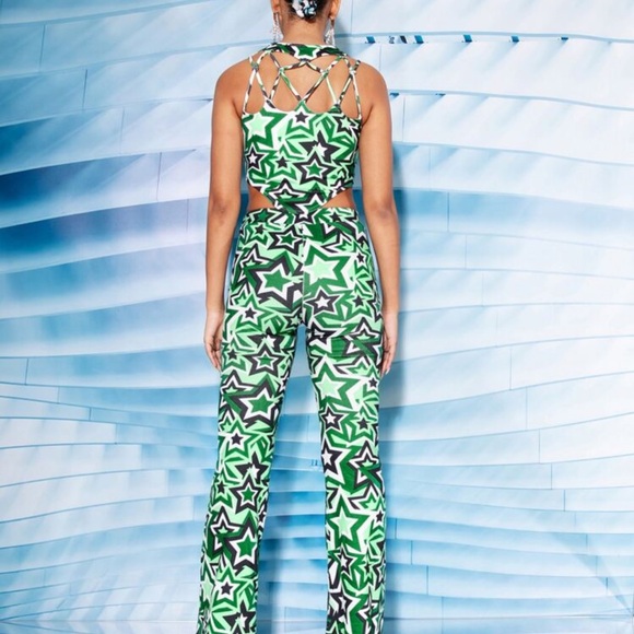SHEIN Pants - Brand new 2pice set size S black and green